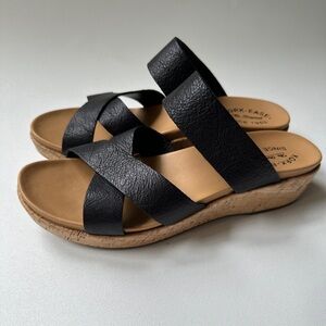 Kork-Ease Camillia Black Sandals Slides Size 11
